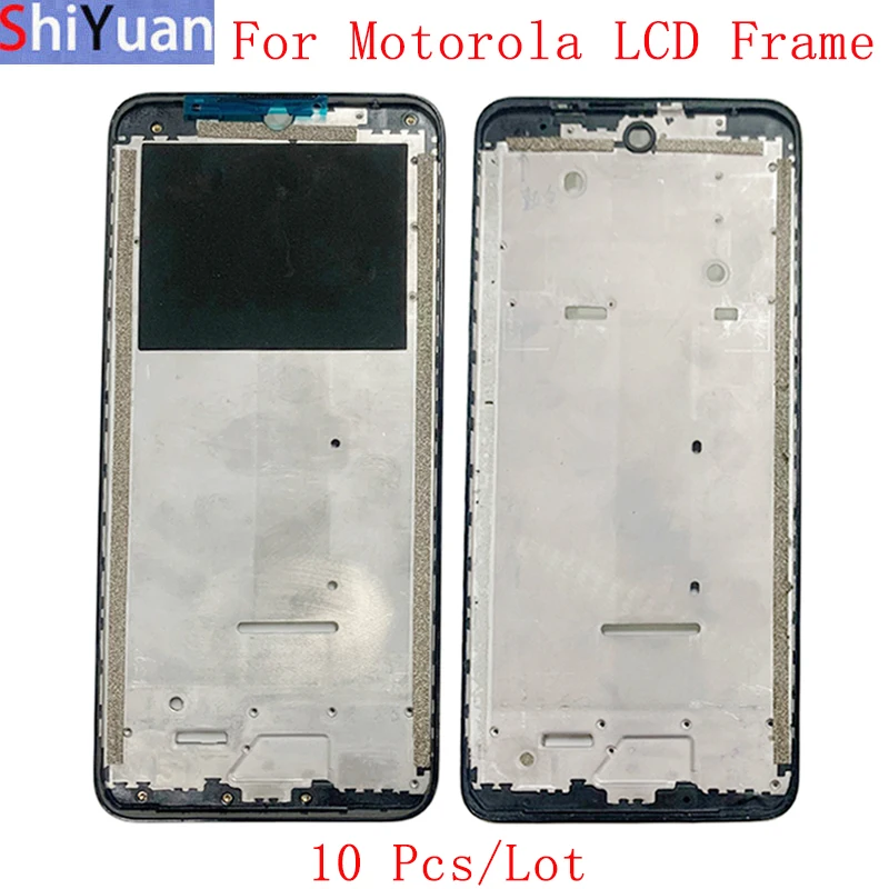 10 шт./лот Корпус Средняя рамка ЖК-рамка Пластина панель шасси Для Motorola Moto E20 E30 E40 Металлическая ЖК-рамка Запасные части