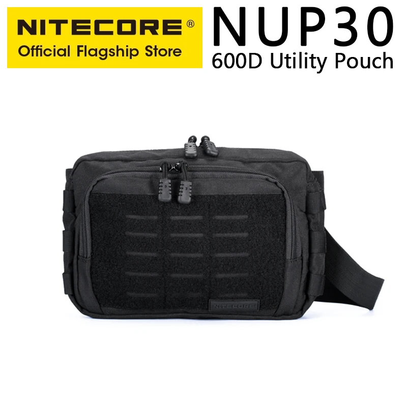 NITECORE NUP30 Сумка-слинг, Тактическая сумка через плечо, 600D Нейлоновая Сумка для Поездок на работу, Многоцелевая Сумка Molle System для Мужчин и Женщин
