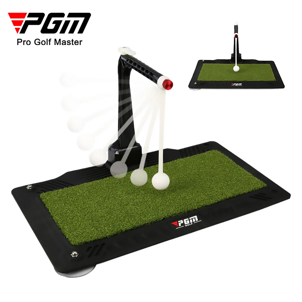 PGM Крытый тренажер для игры в гольф с вращающимся на 360 градусов задним мячом, коврик для специальных упражнений, тренажер для тренировки рук HL007