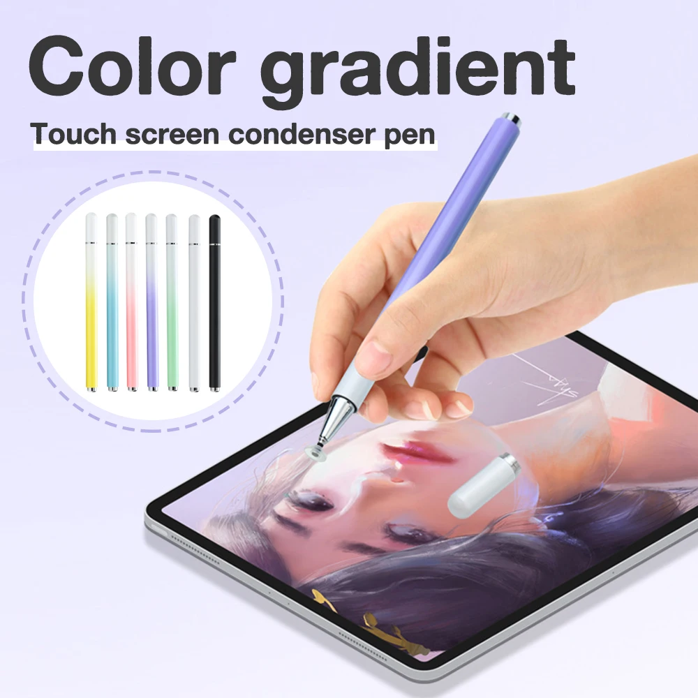 Стилус для мобильного телефона, планшета, Емкостный сенсорный карандаш, магнитный всасывающий колпачок для ручки Samsung, Универсальный карандаш для рисования на экране телефона